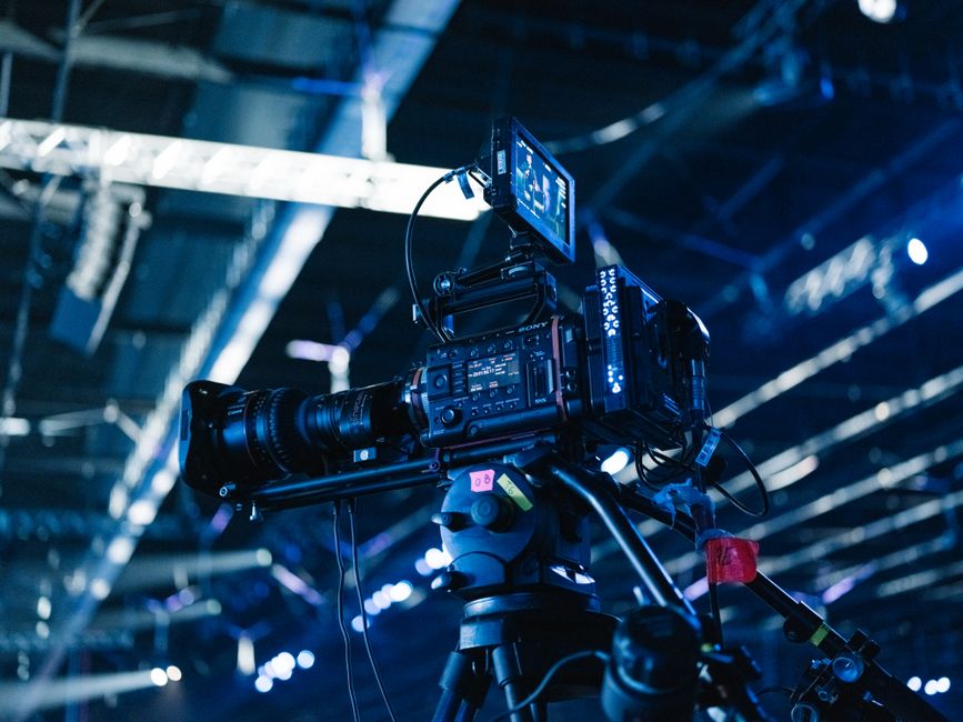 Texas event videography services professional camera setup at corporate event